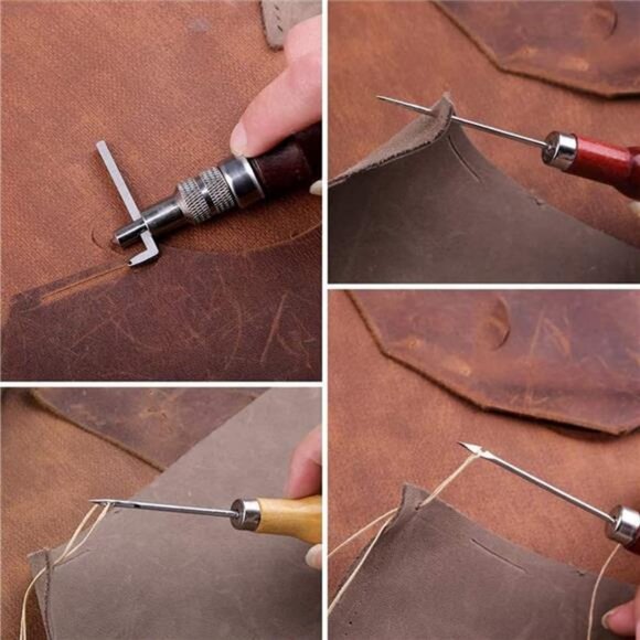 Leather Working Tools Leather Craft Kit Leather Sewing Tools - Picture 5 of 7